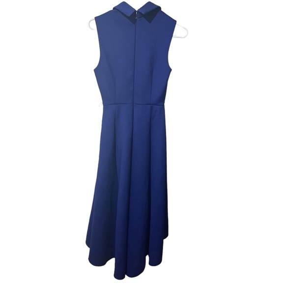 𝅺mark Badgley & James Mischka Royal Blue Asymmetrical Sleeveless Dress - Picture 12 of 12